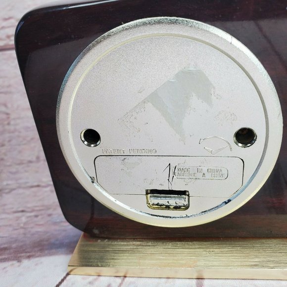 Howard Miller Dark Brown Barometer And Clock Model # 645-225 Serial # 198886 - Picture 8 of 10